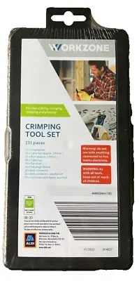 Workzone Crimping Tool Set 231 Pieces New & Sealed Wire Cutter Cable Ties • £14.75