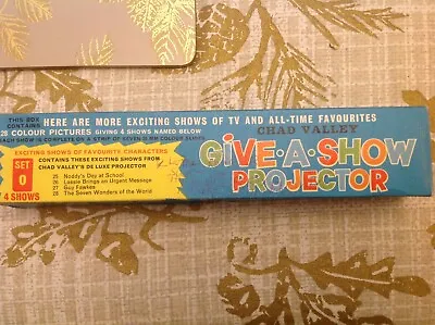Vintage Chad Valley 'give A Show' Projector Slides Boxed Set O (mid 1960s) • £6.99
