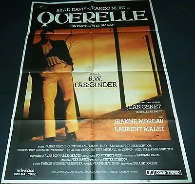 1982 Querelle ORIGINAL POSTER Rainer Werner Fassbinder GAY CULT Jean Genet • $80.92