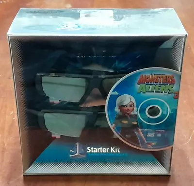 Samsung 3D Starter Kit - 2 X Glasses + 3D Blu Ray - Region B - New & Sealed • $59.99