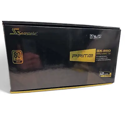Seasonic Prime GX-850 PSU Fully Modular 80+ Gold Excellent Condition* • £119.99