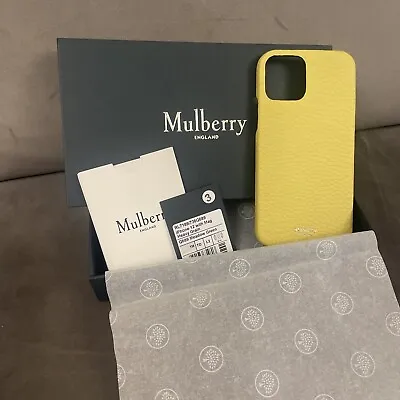 Mulberry IPhone 12 Case Heavy Grain Mulberry  Green • £49.99