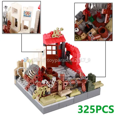 MOC WWII Modern Military Battle Scene Position Ruins Model Toy Building Blocks • $38.08