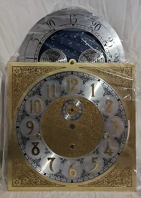 Krauss Grandfather Clock Moon Phase Dial For Hermle Chain Chime Movement • $149.99