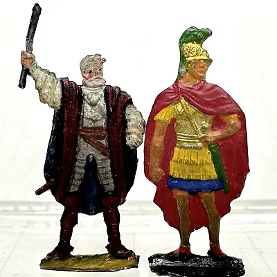 Zinnfiguren Tin Flats Roman Senator General Lot Hand Painted Military Miniatures • $11.95