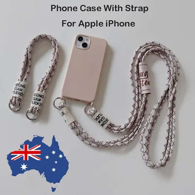 Phone Case For IPhone XS 11 12 13 Pro Max Hand Shoulder Strap Neck Lanyard Cover • $12.54