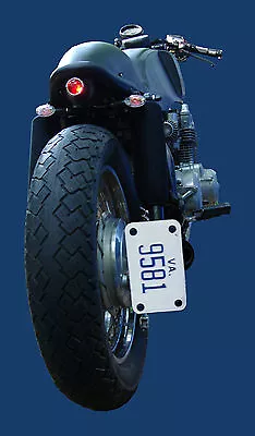 Cafe Bike Cafe Racer Custom Side Mount Vertical License Plate Relocator Bracket • $18.92