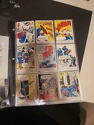 Original 1966 Donruss Marvel Comics Superhero's- Complete Set Of 66 Cards- Rare! • $550