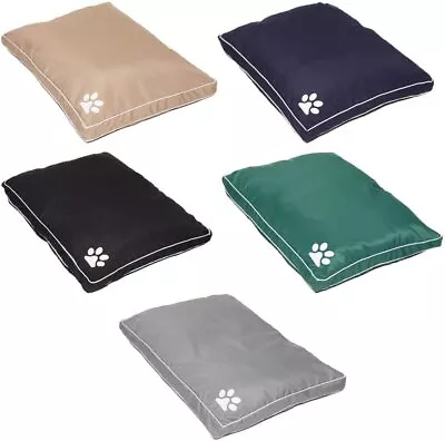 £14.98 • Buy Waterproof Mattress For Dog Cage Crate Mat Pet Cat Bed Pad Zipped Washable Cover