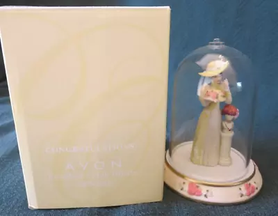 Avon 2005 Presidents Club Tribute Mrs. Albee Miniature Figurine & Pin In Box • $7.50