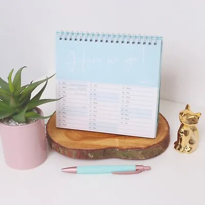 £2.99 • Buy 2023 Desk Top Calendar Flip Over Month To View For Home Office School Table Work