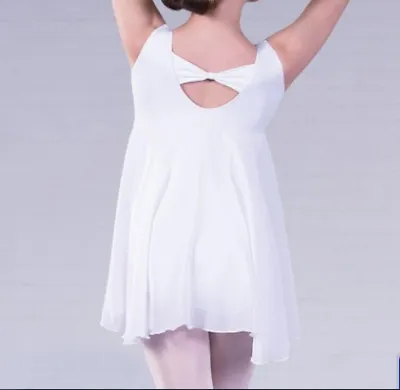 £19.99 • Buy In Stock Sweet White Short Lyrical Modern Contemporary Dress Dance Costume Child