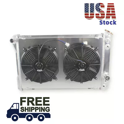 3Row Radiator+2Fan For 1989-1992 90 91Chevrolet Camaro/RS Heritage V6/8 3.1/5.0L • $185