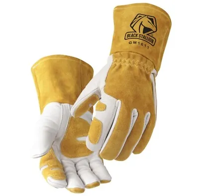 $14 • Buy Black Stallion GM1611-WT Cowhide MIG Glove With Reinforced Palm & Thumb 2XL