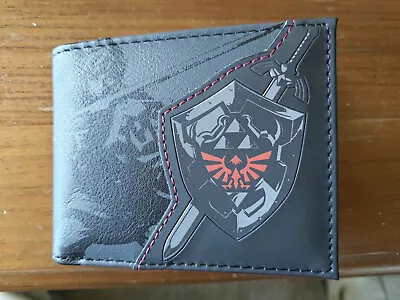 Legend Of Zelda Poly Leather Wallet Black **US Seller** • $14.45