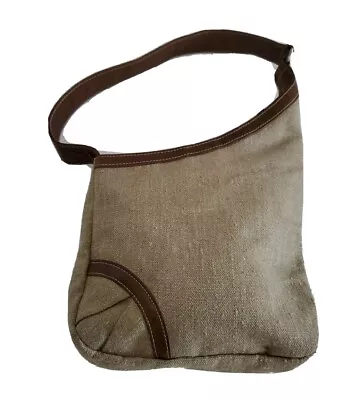 Lauren Merkin Shoulder Bag Purse Corduroy Zipper Asymmetrical Retro Bag  • $7.99