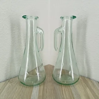 Mod Dep 250ml Glass Cruet Pitchers Pair Collectible Glassware • $16.14