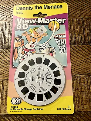 DENNIS THE MENACE View-Master 3D 3 Reel Packet NEW SEALED FREE SHIPPING • $11.39