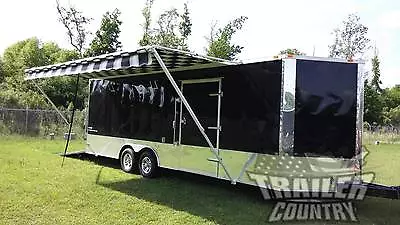 $6300 • Buy NEW 8.5X24 8.5 X 24 V Nose Enclosed Cargo Trailer Car Toy Hauler Pro Race 3 Pack