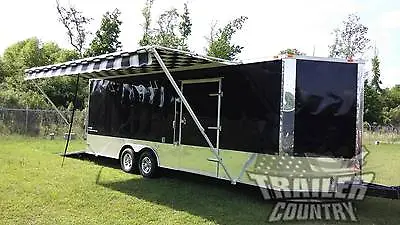 NEW 8.5X24 8.5 X 24 V Nose Enclosed Cargo Trailer Car Toy Hauler Pro Race 3 Pack • $1