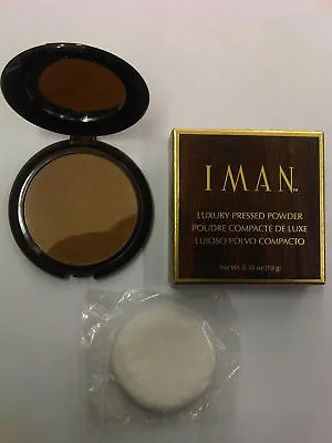 Iman Luxury Pressed Powder In Earth Dark *BRAND NEW* • £39.99