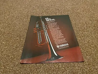 Framed Advert 11x8 Yamaha Ytr-739 Trumpet • £29.99