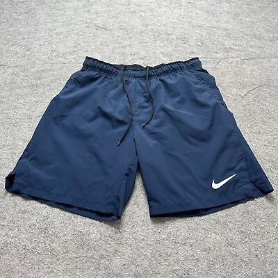 Nike Flex Woven Training Shorts Men L Blue 8  Gym Stretch CU4945 Training • $14.99