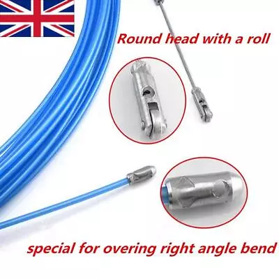 10/15/20/30M Electricians Tape Cable Puller Tool Rods Wires Draw Push Pulling UK • £8.14