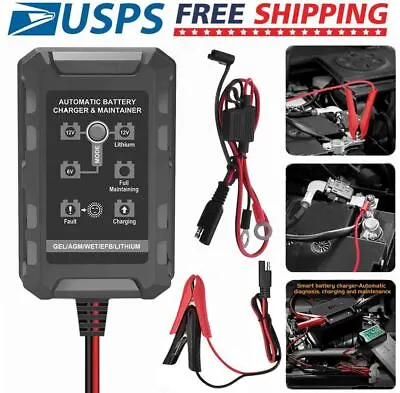 14.6V LiFePO4 Battery Charger LiPO Lithium Battery Charger For Cars Motorcycle • $20.59