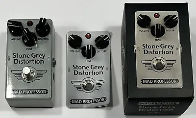 Mad Professor Stone Grey Distortion Analog Guitar Pedal W Box And Insert • $179.95