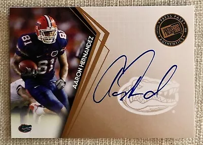 2010 Press Pass Aaron Hernandez Autograph Card Signed Patriots Gators # PPS-AH • $97