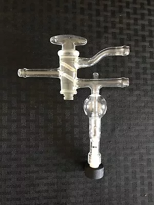 $144.99 • Buy ALDRICH Glass Firestone Gas Rapid Purge Vacuum Valve Mineral Oil Trap #7 B