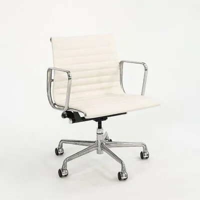 £1112.48 • Buy 2010s Herman Miller Eames Aluminum Group Management Desk Chair In Ivory 4x Avail