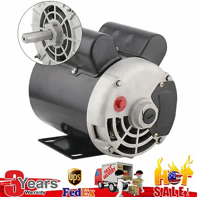 2 HP SPL Compressor Duty Electric Motor 3450 RPM 56 Frame 5/8  Shaft 115/230V US • $113.05