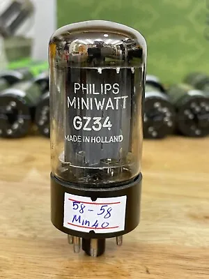 5AR4 GZ34 Tube Mullard Philips Blackburn Factory F32 Tested Strong And Balance • $180