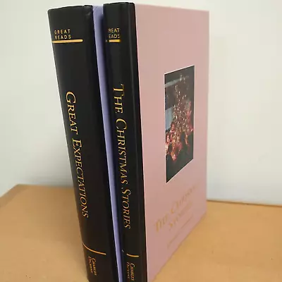 Charles Dickens Great Expectations & Christmas Stories Hardback 2 Books Classic • £6.50