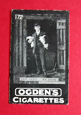 Ogdens Tab Antique  1901 Cigarette Card  Stage & Music Hall Stars    Dan Leno • £1.99