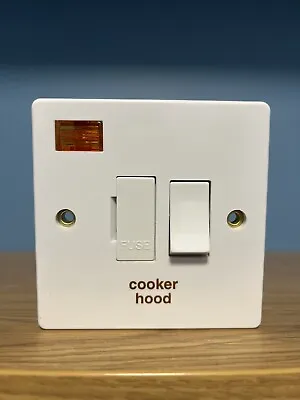 £9.95 • Buy Crabtree 13amp Switched Fused Spur With Neon Indicator Marked “COOKER HOOD”