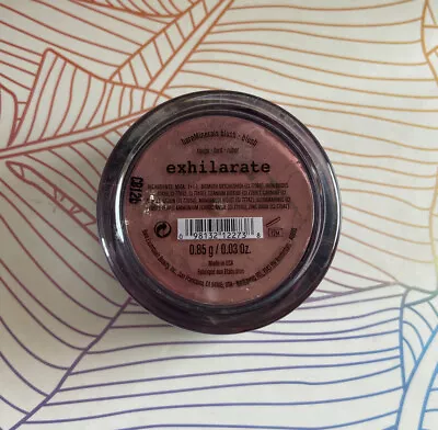 I.d BareMinerals Blush Blusher EXHILARATE 0.85g FULL SIZE Loose Powder Brand New • £12.95