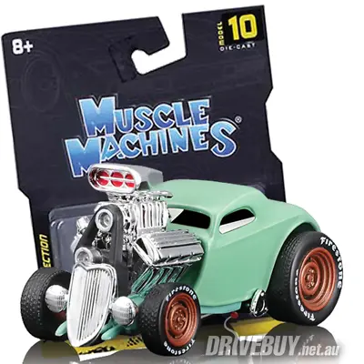 Muscle Machines 1933 1934 Ford 3w Coupe 1/64 Including Display Stand • $15