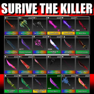 Survive The Killer - Roblox STK Knife Killer Cabin - CHEAP AND FAST DELIVERY • $19