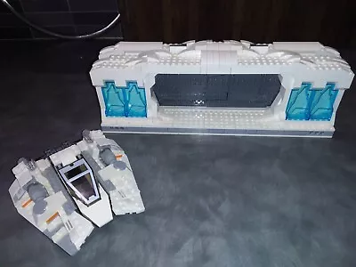 Lego Star Wars Hoth Base Diorama Shield Doors Moc With Snowspeeder • $64