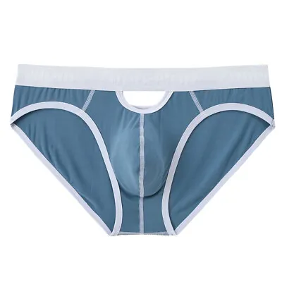 Zonbailon Mens Briefs Sexy Hollowed Out Bamboo Comfort Flex Waistband Underwear • $9.82