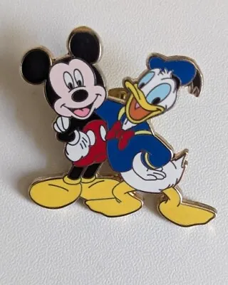 $19.99 • Buy Disney Mickey Mouse & Donald Duck Best Friends Hugging Lapel Trading Pin
