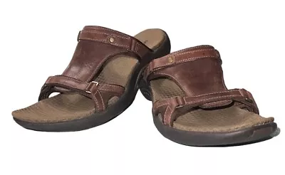 Merrell J36616 Womens 7 Slip-On Glade Brown Comfort Slide Sandal Shoes • $24.99