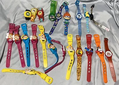 21 Vintage Advertising Watches Kelloggs Tony The Tiger Rug Rats Disney + More • $22.08