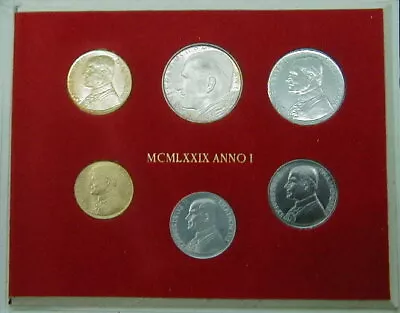 1979 Italy VATICAN The First Set COINS With Silver John Paul II In OFFICIAL BOX • $24.99