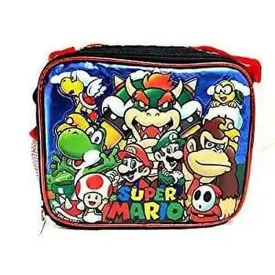 Lunch Bag - Nintendo - Super Mario World Black/Red • $15.99