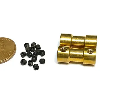 2 Pieces 5mm X 5mm 5x5 Motor Coupling Coupler Drive Shaft Connector Boat Rc A38 • $10.32
