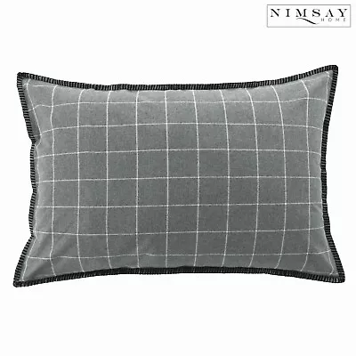 Melange Brushed Cotton Duvet Cover Bedding Set Marl Grey 100% Warm Tartan Check • £7.99